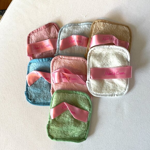 MAKEUP ERASER Multi Color 7 Day Set with Laundry Bag and Storage Bag-New! - Picture 3 of 7